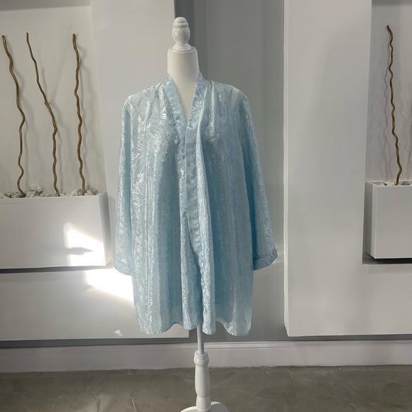 AYR Sky Blue Women's Intimate Robe - Picture 1 of 7